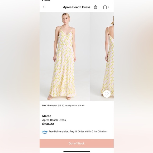 Marea Apres Beach Maxi Dress - NWOT szXL - Picture 11 of 11